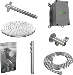 Chrome Edition thermostatische inbouw regendouche set