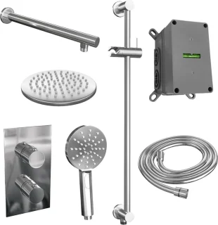 Chrome Edition thermostatische regendouche set 43