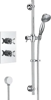 Compleet douche pakket Edwardiaanse stijl chroom