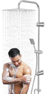 Complete doucheset met regendouche en handdouche
