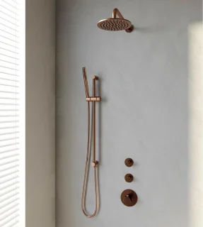 Copper Edition Inbouw Regendouche SET 15