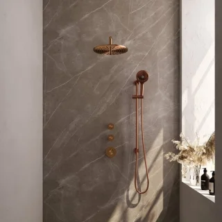 Copper Edition Thermostatische Regendouche Set
