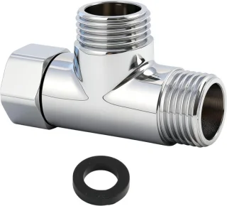 Coverio 3-weg T-ventiel 20 mm