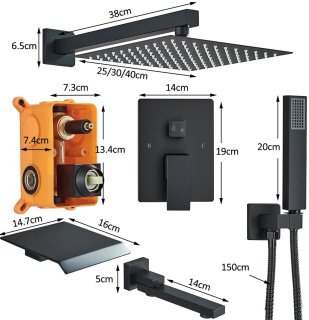Wat vinden we goed aan de CozyLiving - Ingebouwd douchesysteem