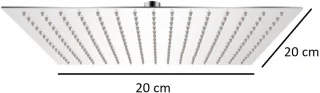 Creavit Aloni Regendouche 20x20 cm