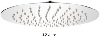 Creavit SH3020 Regendouchekop Ø20 cm Chroom