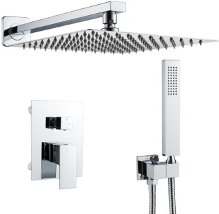 Dailygoods cosensi dailygoody inbouw douche set regendouche handdouche chroom
