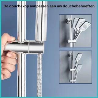 DailySupplies® Regendouche Doucheset Zonder Kraan