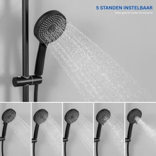 DailySupplies Regendouche Doucheset Zonder Kraan