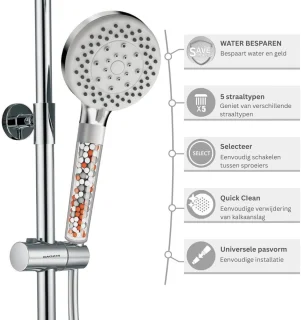 DailySupplies Regendouche Doucheset Zonder Kraan