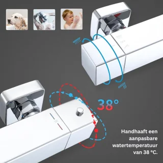DailySupplies Regendouche Doucheset Zonder Kraan
