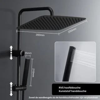 DailySupplies Regendouche Thermostaatkraan Set