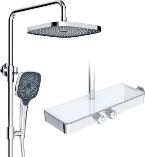 DailySupplies® Regendouchekop Zilver Chroom