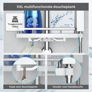 DailySupplies® Regendouchekop Zilver