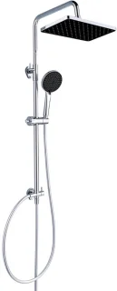 DailySupplies® Regendoucheset Zilver/Zwart