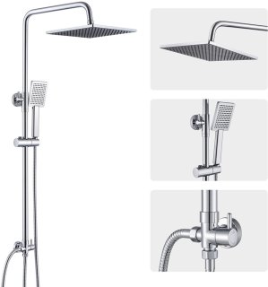 De DERW Max Doucheset Chroom in één oogopslag