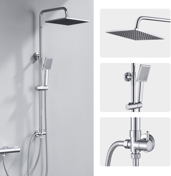 DERW Max Doucheset Regendouche en Handdouche Chroom review