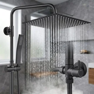 Derw Max doucheset zonder kraan 12 inch