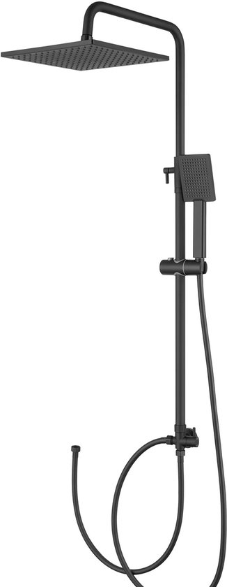 DERW Max Douchesysteem Regendouche Zwart 109cm