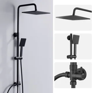 DERW Max Regendoucheset 109 cm Zwart