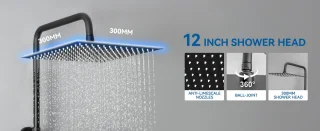 DERW max Regendoucheset met thermostaatkraan