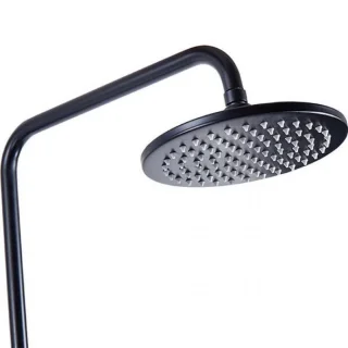 Diamond Line Megan Doucheset Thermostaatkraan Zwart 15 cm