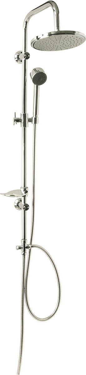 Differnz Proline doucheset chroom 20x20x150 cm