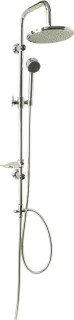 Differnz Proline doucheset chroom 20x20x150 cm