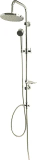 Differnz Proline doucheset chroom 20x20x150 cm