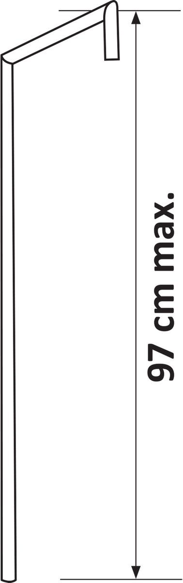 De Differnz Thermoline Thermostatische Regendouche Mat Zwart in één oogopslag