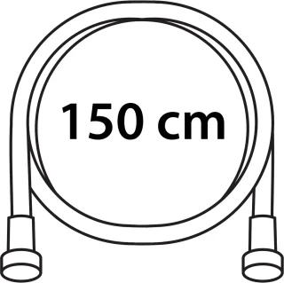 Differnz Thermoline Thermostatische Regendouche Mat Zwart