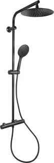 Differnz Thermoline Thermostatische Regendouche Mat Zwart