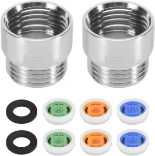 Doorstroombegrenzer douche waterbespaarder set