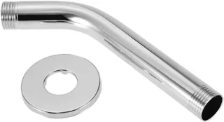 Douche arm - regendouche verlenger - 15 cm - gepolijst chroom