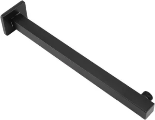 Douche Arm - Regendouche Verlengstuk - Comfortabel Douchen - Roestvrij Staal - 37 cm - Zwart