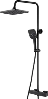 douche-armatuur set - douchesysteem compleet - zwart