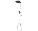 Douche compleet systeem regendoucheset zilver