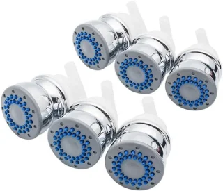 Douche Jets Mondstukken - 6 stuks Chroom
