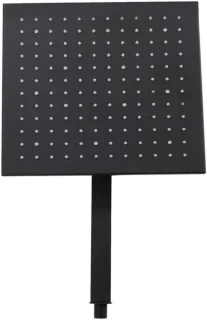 Douche - Regendouche - Douchewand - Douchekolom - Douchepanelen - Moderne Inbouw LED Regendouche Set - 12 Inch - Matzwarte Douchekraan Met Luchtinjectie - Slimme Temperatuurregeling & Handdouche - Zwart
