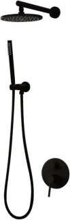 Douche set - badkraan mixer - 10 inch - zwart