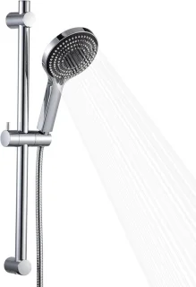 Douche set - douchekop stang - chroom