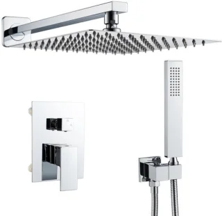 Douche set inbouw met regendouche en handdouche