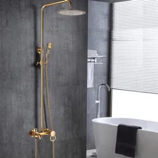 Douche set met regendouche, handdouche en hoofddouche