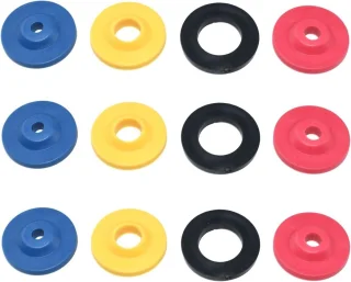 Douche stroombegrenzer 4 maten 12 stuks multicolor