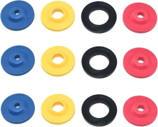 Douche stroombegrenzer 4 maten 12 stuks multicolor