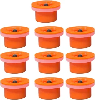 Douche stroombegrenzers - transparant - 10 stuks