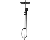 Douche systeem regendouche set 25x25 cm zwart