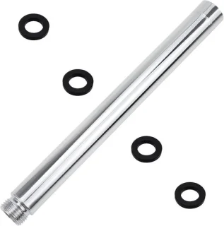 Douche verlengbuis regendouche arm 22.5 cm roestvrij staal zilver
