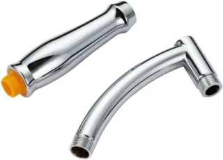 Douche verlengstuk 35 cm chroom