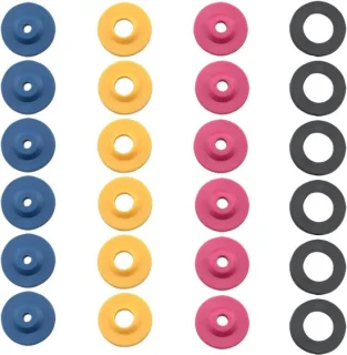 Douche waterbegrenzer 24 stuks multicolor